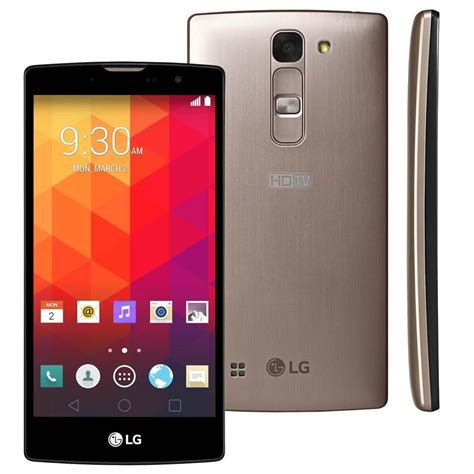 Smartphone LG Prime Plus HDTV H502TV Dourado Tela De 5 Dual Chip