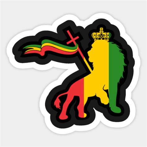 Rasta Rastafari Sticker Teepublic
