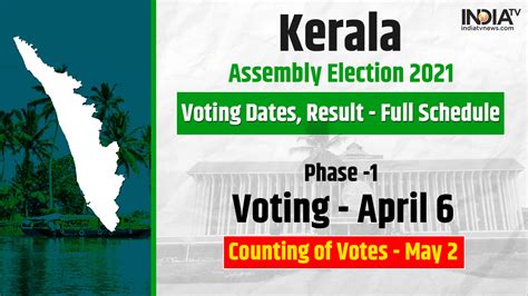 Kerala Assembly Elections 2021 Poll Date Result Schedule Announcement