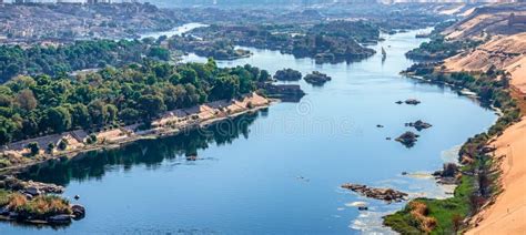 The River Nile - Aerial / Elevated View Stock Image - Image of delta ...