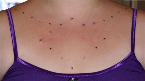 Dermal Piercing Pictures Removal Infected Pain Procedure After Care