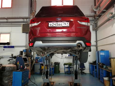 Задняя стойка. — Subaru Forester (SK), 2,5 л, 2019 года | визит на ...