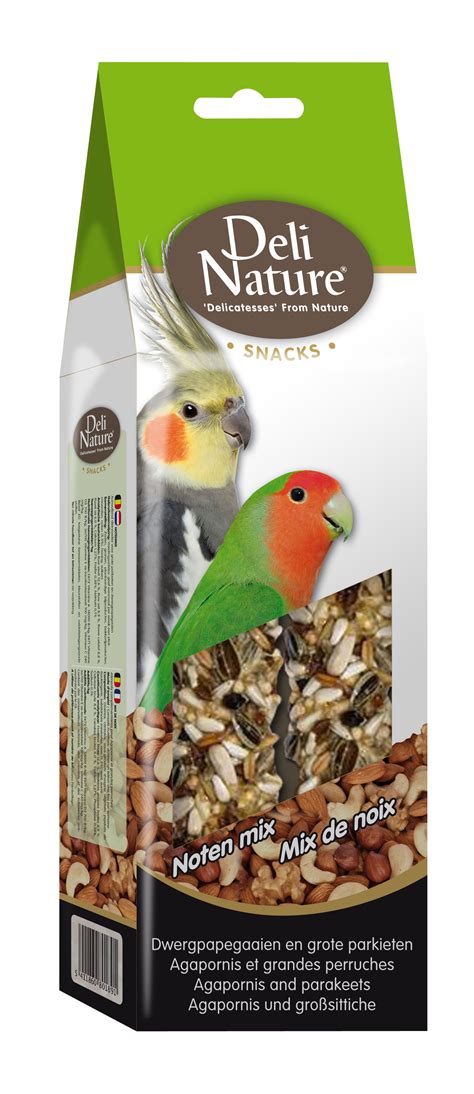 Deli Nature Parakeet / Lovebird Snacks Nut Mix Garden Feathers Bird ...