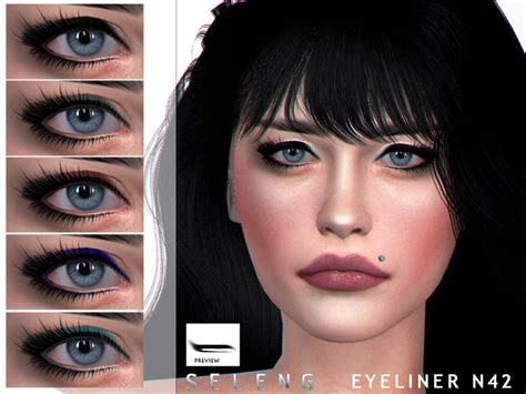 Eyeliner N42 By Seleng Created For The Sims Emily Cc Finds