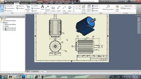 Autodesk Inventor Como Hacer Planos Youtube