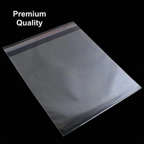 5 Kg Plain Bopp Packaging Bag Rectangular Bag Size 24 X 28 Inches At