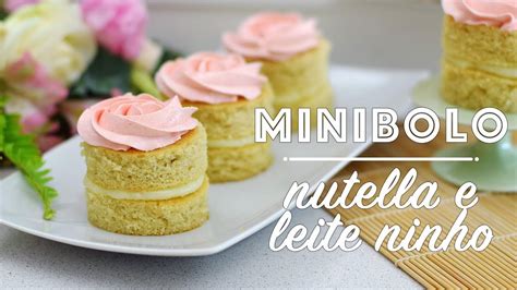 MINI NAKED CAKE LEITE NINHO E NUTELLA CUPCAKEANDO YouTube