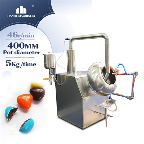 Tianhe Byc 400A Automatic Chocolate Coater Machine Gum Sugar Coating