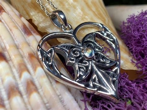 Heart Necklace Celtic Knot Jewelry Irish Jewelry Celtic - Etsy