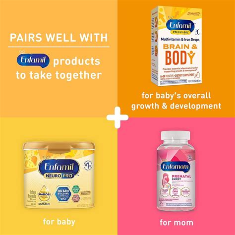 Enfamil Poly Vi Sol 8 Multi Vitamins And Iron Supplement Drops Supports