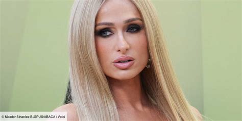 Paris Hilton Maman Elle D Voile Pour La Toute Premi Re Fois Le Visage