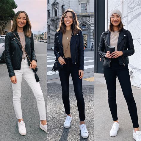 Black Leather Jacket Outfit Ideas