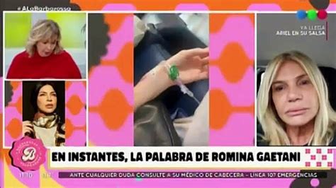 Romina Gaetani Habló Desde Su Internación Y Reveló Su Diagnostico