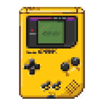 Game Boy [Pixel Art] by bisexualspacefreak on DeviantArt