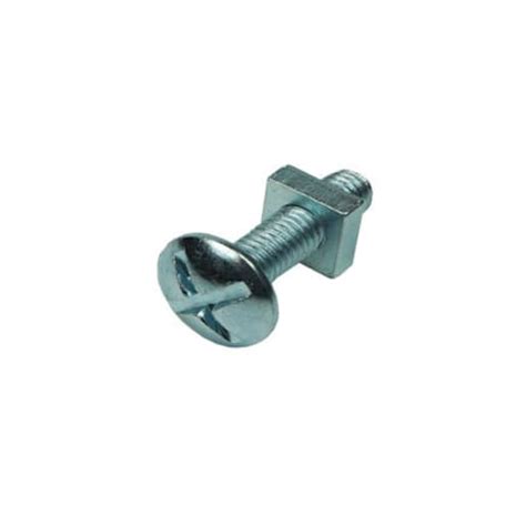 Unifix Roofing Bolt Nut M X Mm Bright Zinc Plated Bag Of