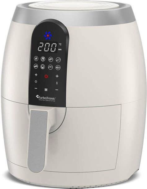 Turbotronic Af D Digitale Airfryer Heteluchtfriteuse L Wit