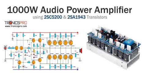 W Ocl Amplifier Circuit Using N Tronicspro