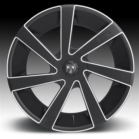 Dub Directa S133 Black Milled Custom Wheels Rims Dub 1PC Custom