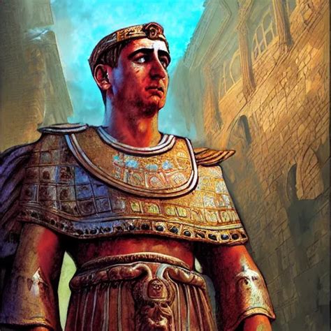 Roman Emperor Constantine The Great By Marc Simonetti Stable Diffusion