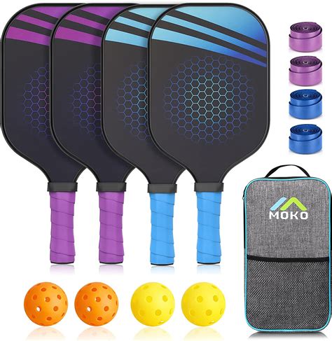 MoKo 2 Ensemble De Raquette De Pickleball Palette De Pickleball En