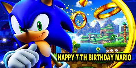 Sonic Birthday Banner Games Birthday Banner Personalized - Etsy