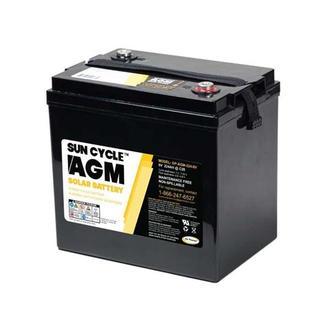 6 Volt Sun Cycle AGM Solar Battery | Go Power