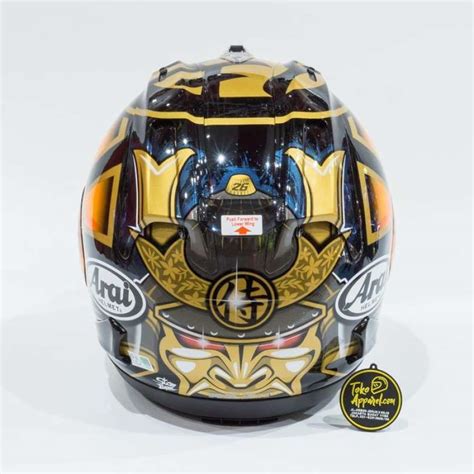 Jual Arai Rx 7X Helmet Pedrosa Samurai Spirit Gold Di Seller Bertcont