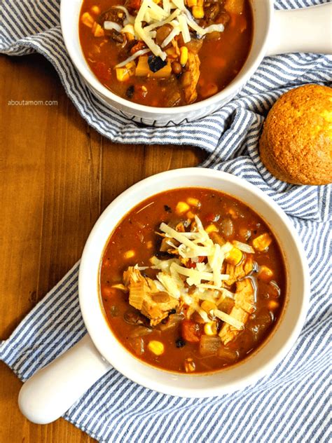 Tex Mex Slow Cooker Chicken Chili Recipe About A Mom