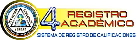 REGISTRO ACADÉMICO Complejo Educativo Católico Dra María Julia