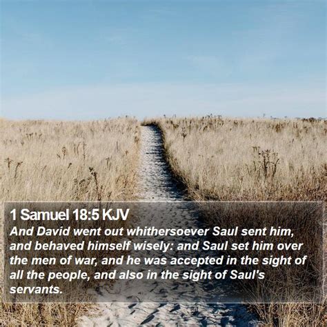 1 Samuel 18 5 Kjv Bible Verse Images