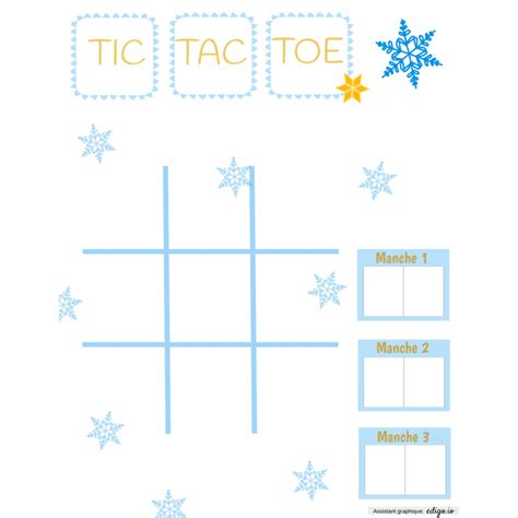 Tic Tac Toe L Hiver