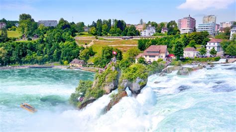 Cataratas Del Rhin Suiza El Mayor Salto De Agua De Europa Youtube