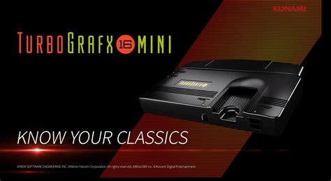 Konami Presenta La Pc Engine Turbografx Mini En Retro Y