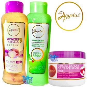 Shampoo De Cebolla Acondicionador Anyeluz Terapia Capilar Anyeluz