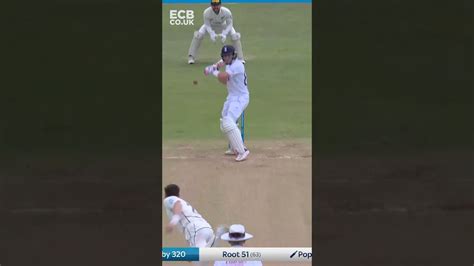 👏 Sublime Timing! | 🏏 Ollie Pope Batting #shorts - Cricket National