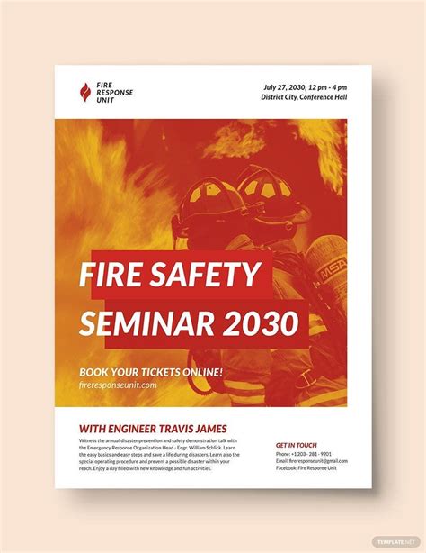 Fire Safety Flyer Templates