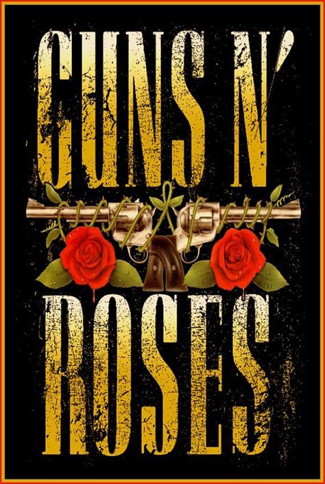 Guns N Roses Poster Print Carteles De Rock Bandas De Rock Metal