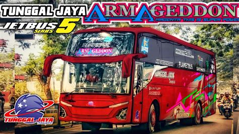 Bus Tunggal Jaya Armageddon JB5 Jet Bus 5 Bus Tunggal Jaya Terbaru