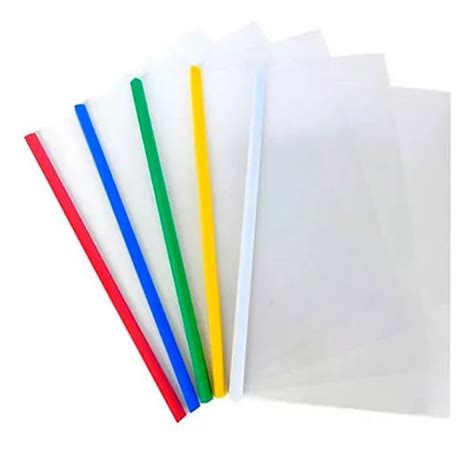 Carpeta Tapa Transparente Con Vaina A4 Pack X10 Unidades Meses Sin