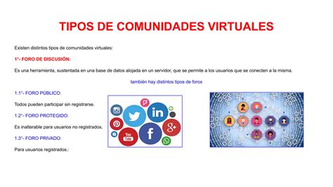 Comunidades Virtuales Ppt