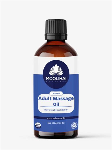 Adult Massage Oil 100 Pure Herbs Used Aromatherapy Soothing