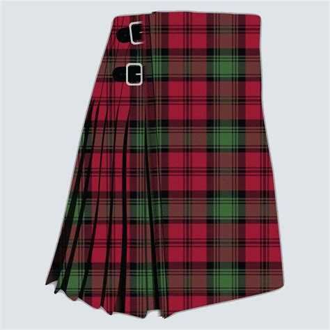 Kerr Red Muted Tartan Kilt