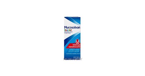 MUCOSOLVAN Junior 15 Mg 5 Ml Sirup 100 Ml MEDIKAMENT Sk