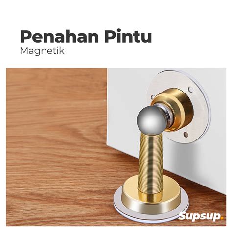 Jual Penahan Pengganjal Pintu Magnet Door Stop Bahan Stainless Steel