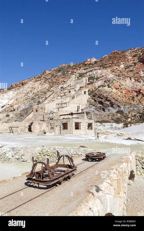 Paliorema Sulfur Mine And Processing Facility Milos Island Greece