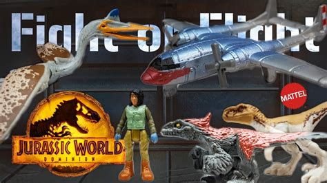 2022 Mattel Jurassic World Dominion Fight Or Flight Mini Figure Set Review Mini Pyroraptor