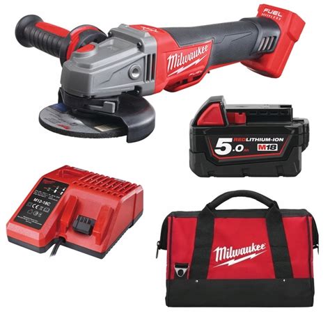 SZLIFIERKA KĄTOWA MILWAUKEE M18 CAG125XPDB 1xAKU 10622092526