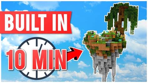 Minecraft Floating Island Tutorial How To Build In Minutes