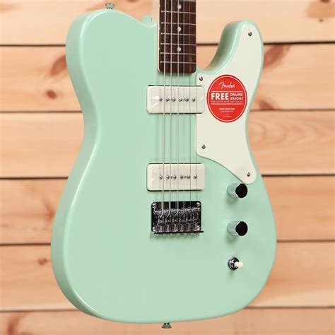 Squier Paranormal Baritone Cabronita Telecaster Surf Green Righteous Guitars