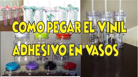 Aprende Como Poner Vinil Adhesivo A Un Vaso 2020 Youtube